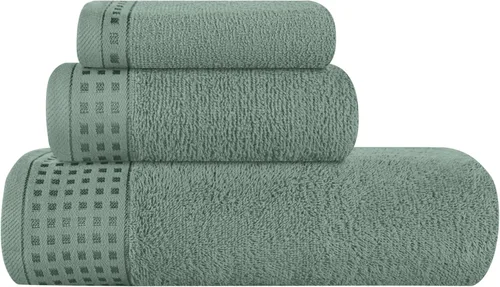 Vista 10 de GLAMBURG Juego de 2 toallas de baño de gran tamaño 100% algodón de 28 x 55 pulgadas, ultra suaves, altamente absorbentes, compactas, de secado