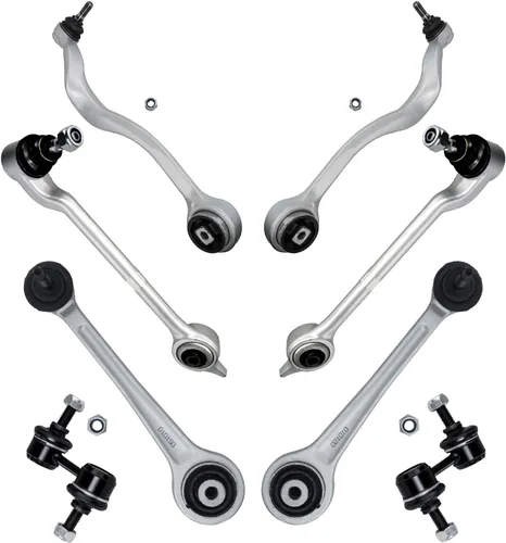 Vista 296 de Detroit Axle - Kit de brazos de control delanteros de 8 piezas para Toyota Sienna 2004-2010, 2 brazos de control inferiores con rótulas, 4 barras