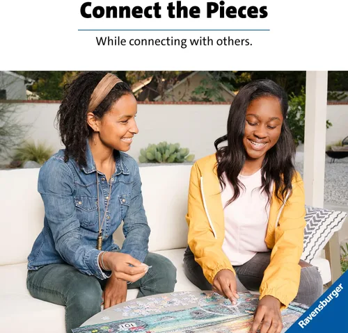 Vista 6 de Ravensburger Windsor Wives - Rompecabezas de 1000 piezas para adultos, 16809, cada pieza es única, la tecnología Softclick significa que las piezas