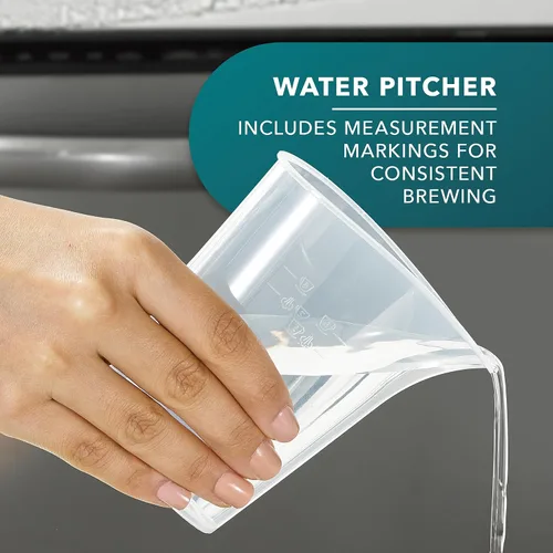 Vista 4 de Mr. Coffee máquina al vapor de 4 tazas para preparar café expreso, capuchino y café con leche con jarra de espuma de acero inoxidable