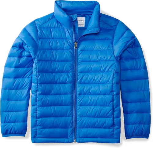 Vista 15 de Amazon Essentials Chaqueta ligera, resistente al agua, con capucha, acolchada y plegable para niños y niñas pequeñas