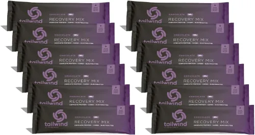 Vista 8 de Tailwind Nutrition Recovery Mix, 20 Grams de Proteína Completa, Carbohidratos y Polvo de Electrolitos para Mezcla de Bebida Post-Entrenamiento, Sin