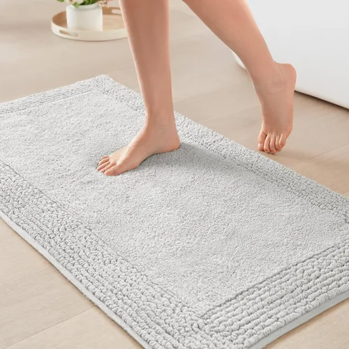 Vista 29 de Madison Park Esplendor - Alfombra reversible 100% algodón copetudo para baño de calidad hotelera de lujo con pelo medio, 3000 GSM, absorbente