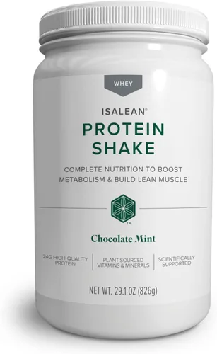 Vista 8 de IsaLean Batido de Proteínas - Reemplazo completo de comida de superalimentos para mantener un peso saludable y el crecimiento muscular magro con 24