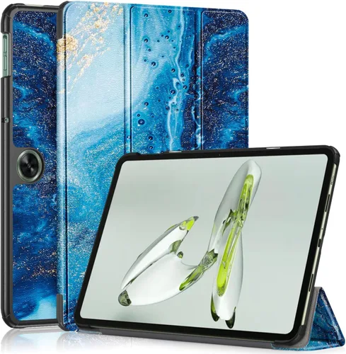 Vista 21 de Gylint Funda para OnePlus Pad 11.6'' 2023, plegable ultrafina de piel sintética con función de encendido y apagado automático para OnePlus Pad/Oppo