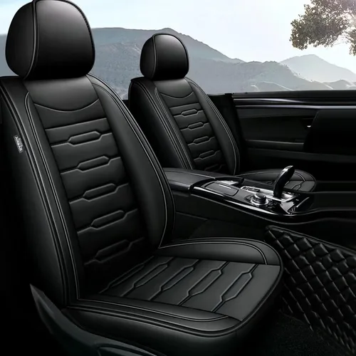 Vista 16 de Funda de asiento de piel sintética compatible con Honda Civic 2003-2015/2022-2025 2026, protector de asiento de automóvil compatible con bolsa