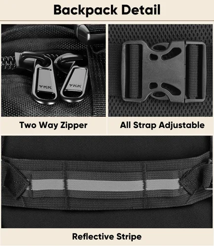 Vista 2 de Mochila para casco para motocicleta, ciclismo, soporte impermeable de gran capacidad, bolsa de almacenamiento para casco, mochila de senderismo