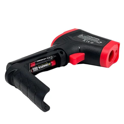 Vista 6 de Pistola termómetro digital infrarroja para cocinar, pistola de temperatura láser de -58 a 1112 °F con emisividad ajustable y máximo y mínimo