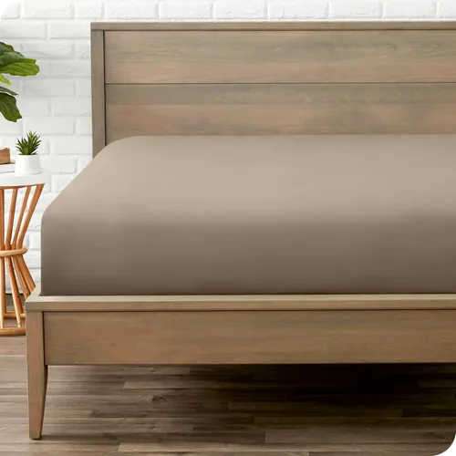Vista 68 de Bare Home - Sábana bajera ajustable tamaño individual XL, microfibra 1800 muy suave y duradera, para colchones altos; color blanco