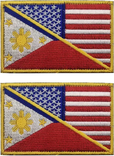 Vista 135 de 2 unidades AliPlus Parches de bandera de Afganistán bordados, parches tácticos militares de moral con gancho y bucle