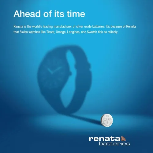 Vista 4 de Renata 377 SR626SW Baterías – 1.55 V Óxido de Plata 377 Batería de reloj (10 unidades)