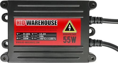 Vista 3 de HIDWarehouse 9005 5K 55W AC Xenon Bundle – Bombilla de xenón para faros delanteros con balasto de CA delgado – HB3, 9011, 5000K blanco brillante