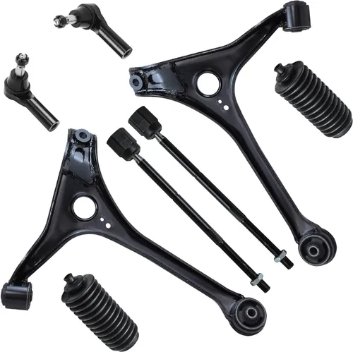 Vista 176 de Detroit Axle - Kit de brazos de control delanteros de 8 piezas para Chevy Trailblazer EXT GMC Envoy XL XUV Buick Rainier Isuzu Ascender, brazos