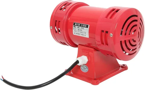 Vista 7 de YaeCCC Sirena Antiaérea, Sirena Eléctrica de Motor de 110V - 150db, Súper Ruidosa para Casa y Exterior