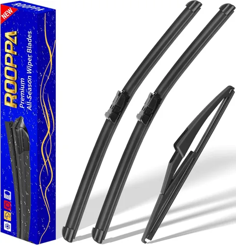 Vista 17 de 3 limpiaparabrisas de repuesto para Mini Cooper 2006-2011, cuchillas limpiaparabrisas de repuesto de equipo original - 19"/18"/10" pulgadas