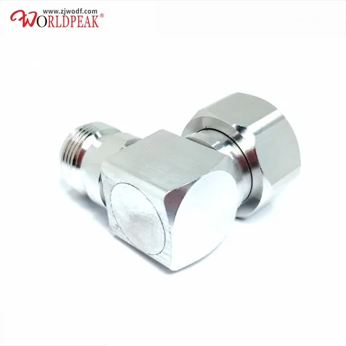 Vista 5 de N connectors, 4.3-10 mini din Plug Male Right Angle to n Female Jack for Ham Radio Antenna