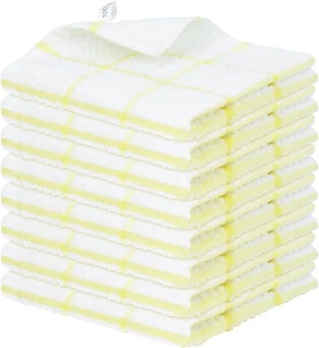 Vista 40 de Nialnant Paquete de 6 paños de cocina para lavar platos, 100% algodón, reutilizables, ultra suaves, absorbentes, de secado rápido, paños de cocina