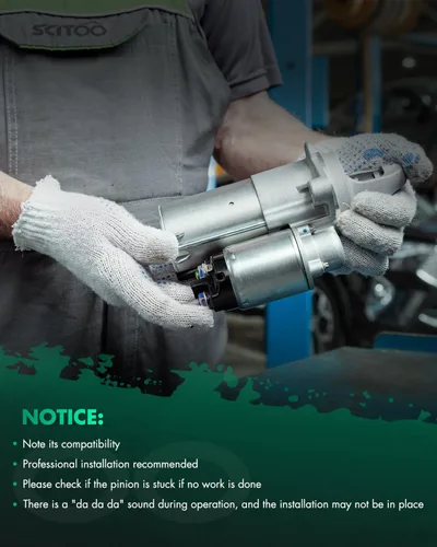 Vista 7 de SCITOO Motor de arranque compatible con 1989-1993 para John Deere STX30 para Kohler 9HP STC0026 AM117130 5775 12-098-10