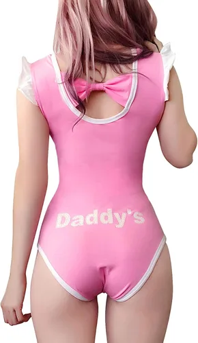 Vista 3 de Littleforbig Cotton Romper Onesie Pajamas Bodysuit - Daddys Secret Princess Skirt Set