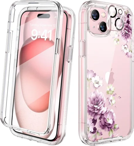 Vista 550 de DIACLARA - Funda transparente compatible con iPhone XR 6.1 pulgadas 2018