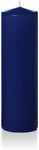 Vista 102 de yummi Velas redondas de pilar de 3 x 4 pulgadas, color verde oliva, 3 por paquete