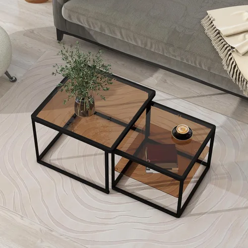 Vista 47 de Mesa auxiliar elevable, mesa auxiliar multifuncional con estantes abiertos, mesa de comedor moderna para sala de estar, oficina en casa (negro #004)