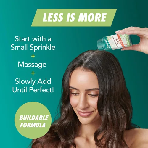 Vista 4 de Batiste Champú seco en polvo, absorbente de aceite, sin aerosol, se mezcla sin problemas, aroma simplemente desnudo, refresco instantáneo