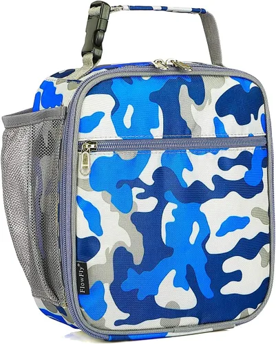 Vista 14 de FlowFly Lonchera para niños, bolsa suave aislada, mini hielera para el regreso a clases, kit de bolsa térmica para comidas, para niñas, niños