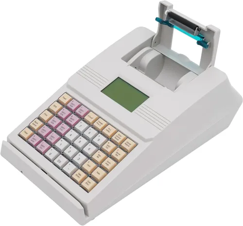 Vista 2 de Caja registradora electrónica,8 LED digital 40 llaves registradora,Sistema de control basado en menú Caja registradora con impresora,Caja