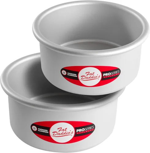 Vista 61 de Fat Daddio's Juego de moldes para pasteles redondos uniformes de aluminio anodizado de 4 niveles, profundidad de 3 pulgadas