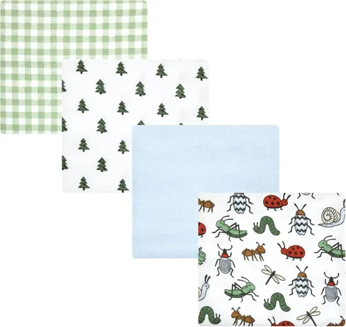 Vista 57 de Hudson Baby Unisex Baby Cotton Flannel Receiving Blankets, Christmas Scene, One Size (Pack of 2)