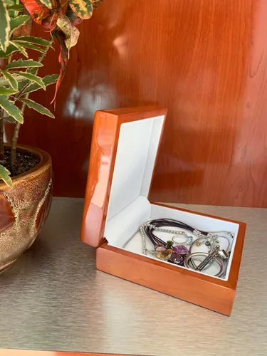 Vista 3 de 3dRose Sweet Pea Early Flowering Spencer Apollo-Salmon Cerise, Jewelry Box jb-170821-1