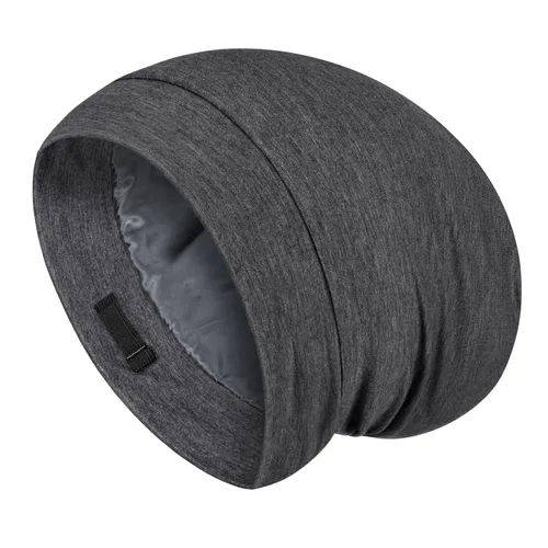 Vista 15 de Fittia Gorro de satén para dormir, sedoso sin encrespamiento para el cuidado de los rizos, correa ajustable para antideslizante, gorra de rastas