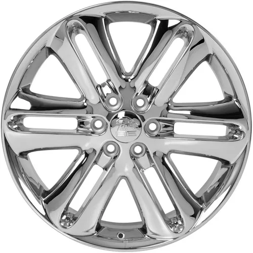 Vista 3 de Rueda de 22 x 9 para Ford, Lincoln Trucks y SUV F150 estilo cromo llanta cromada, Hollander 3918 SET