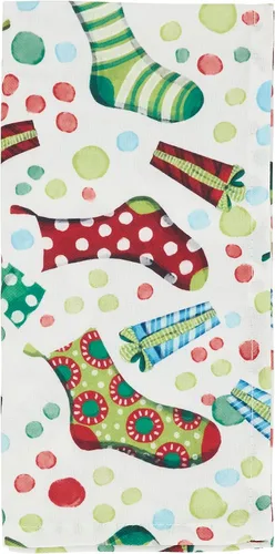 Vista 7 de Manteles individuales con medias de Navidad (juego de 4)