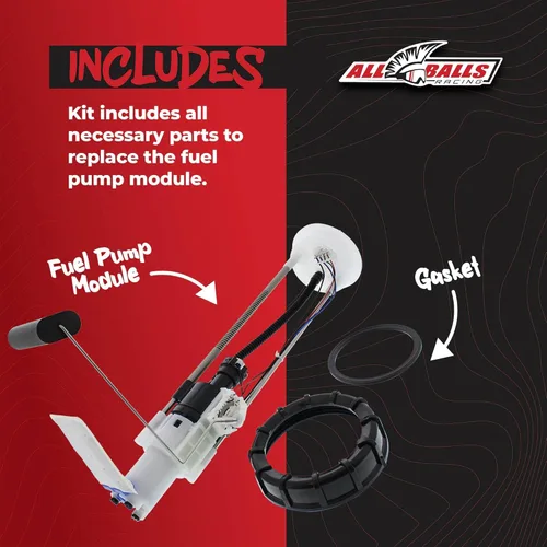 Vista 3 de All Balls Racing 47-1012 - Módulo completo de bomba de combustible compatible con/repuesto para Polaris Ranger 4x4 800 EFI 2011-2012, Ranger 4x4 800