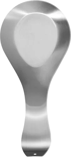 Vista 8 de OGGI Soporte de cuchara de acero inoxidable: mango largo que mantiene los utensilios de cocina en su lugar, gran soporte para cuchara para encimera
