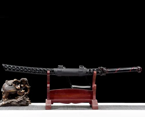 Vista 2 de BJDJ Espada Katana - Samurai Yuan Quantang de metal real con mango