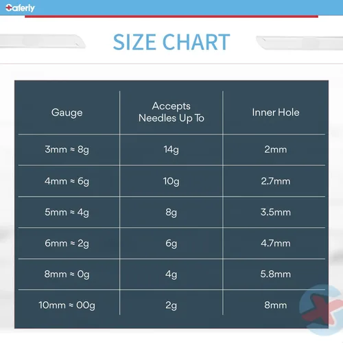 Vista 8 de Saferly Tubos de recepción de agujas para piercing corporal, tubos de recepción de agujas desechables de plástico de 0.315 in, suministros