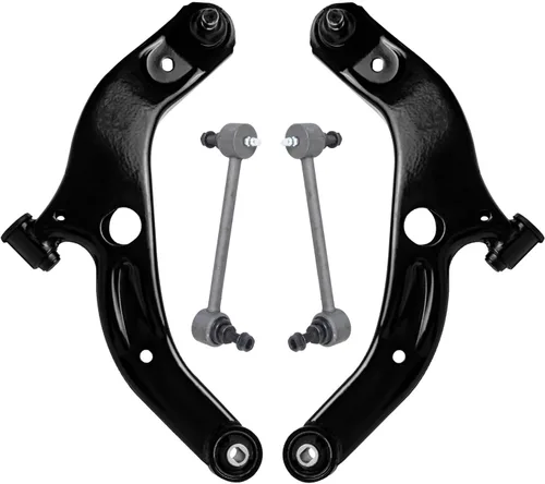 Vista 99 de Detroit Axle - Kit de 4 brazos de control de extremo delantero para Dodge Dart 13-16, Chrysler 200 15-17, 2 brazos de control inferiores, 2 extremos