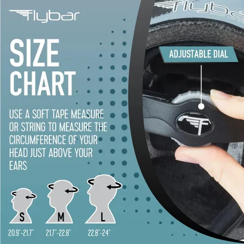 Vista 5 de Casco de bicicleta Flybar - Multideporte, certificado dual, ajustable, ligero, para skateboard, patinaje, pogo, scooter eléctrico, snowboard