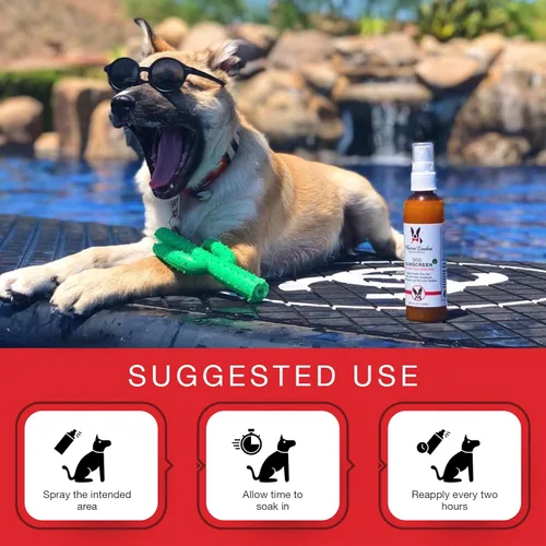 Vista 3 de Warren London Protector solar para perros con Aloe Vera I Chupete de piel de perro I Puppy Sunblock I Made in USA - 4oz