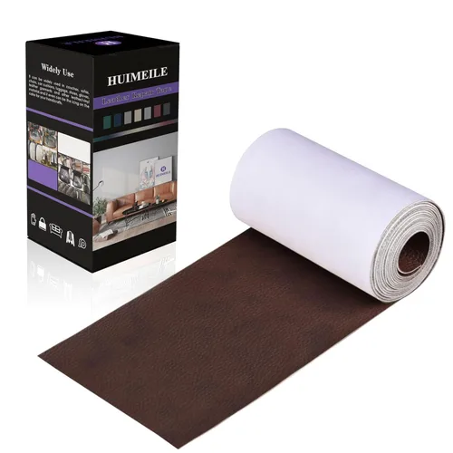Vista 60 de Cinta de parche de reparación de cuero de 8 x 12 pulgadas, 2 piezas de cinta autoadhesiva fuerte de cuero para muebles, sofás, asientos
