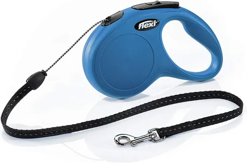 Vista 24 de Flexi Roll-Leine New Classic XS Gurt 3 M Azul Für Hunde, Katzen Und Kleintiere Bis Max. 26.5 lbs, Multicolor, Juventud XS/16