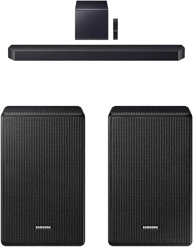 Vista 16 de Samsung HW-Q600C Barra de sonido de 3.1.2 canales con audio Dolby, Q-Symphony, Sonido Adaptativo, HDMI eARC, Modo Juego Pro, Bluetooth, haz