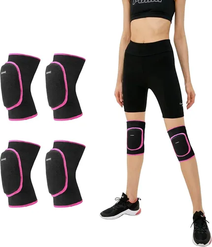 Vista 12 de EULANT Rodilleras para Niños Bailarines, Almohadilla Protectora de Rodilla Suave Antideslizante Transpirable, Soporte Elástico de Rodilla