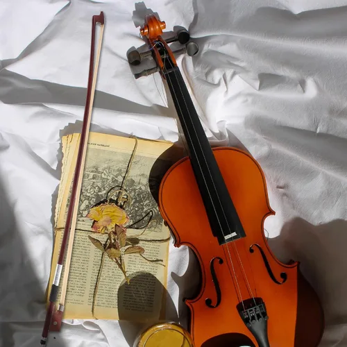 Vista 3 de FOMIYES Arco de violín de tamaño 1/4 – Reemplazo de palo de arco de crin para violín, violonchelo e instrumentos musicales