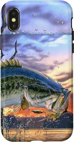 Vista 4 de Largemouth Bass Fishing for Men Cool Fish Hunting Gift Case for iPhone 17