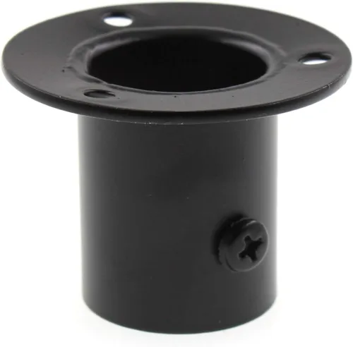 Vista 6 de Soporte para barra de cortina de ducha, soportes de barra de acero inoxidable resistente, brida, soporte de extremo de armario, fácil instalación