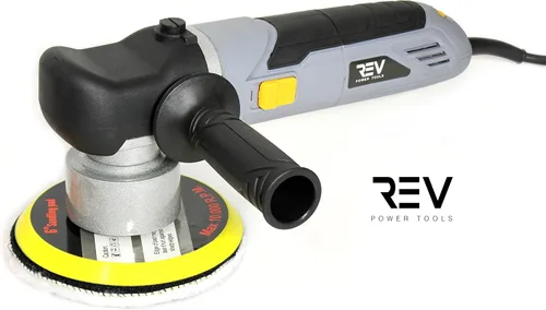 Vista 3 de VViViD REV Random Orbit Buffer & Pulidor, apto para pintura, 2000-6400 rpm, con 3 almohadillas de corte de pulido